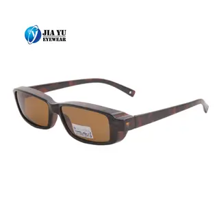 New Design Vintage Square Fit Over Prescription Glasses Polarized Fit Over Sunglasses for Fashion